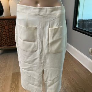 L’Agence off white skirt